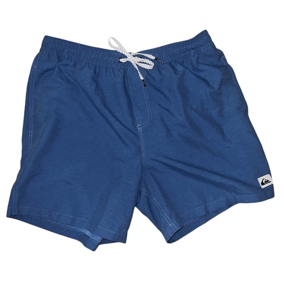 QUIKSILVER Volley Men's short swim shorts Blue Size Large - Picture 1 of 9
